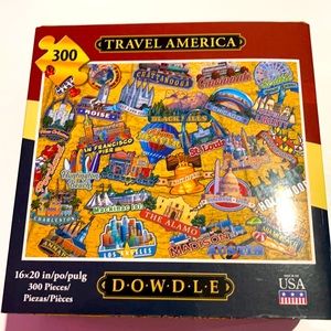 Dowdle 300 piece puzzle Travel America